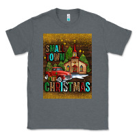 Charcoal Heather small town christmas church Classic Tee - AdoDesignShop