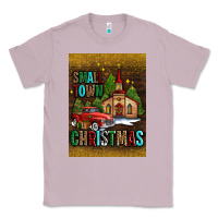Lilac small town christmas church Classic Tee - AdoDesignShop