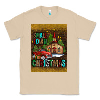 Mushroom small town christmas church Classic Tee - AdoDesignShop