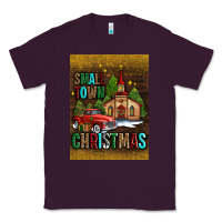 Plum small town christmas church Classic Tee - AdoDesignShop