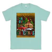 Seafoam small town christmas church Classic Tee - AdoDesignShop