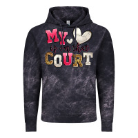 Cloud Black my heart is on that court volleyball Vintage Hoodie - Zillion Design Studio