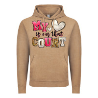 Vintage Coffee my heart is on that court volleyball Vintage Hoodie - Zillion Design Studio