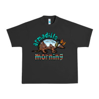 Pigment Black armadillo by morning Urban Heavy Tee - RacoonDesign