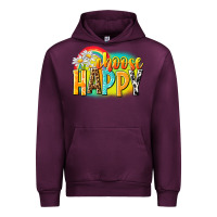 Mauve Wine Choose happy Urban Hoodie - NancyCooperArtShop