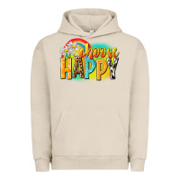 Pigment French Oak Choose happy Urban Hoodie - NancyCooperArtShop