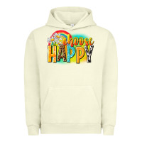 Pigment Pistachio Choose happy Urban Hoodie - NancyCooperArtShop