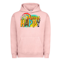 Pigment Salmon Choose happy Urban Hoodie - NancyCooperArtShop