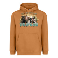 Meerkat hanging with my heifers Heavyweight Hoodie - NancyCooperArtShop