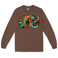 Chestnut joy with roaster Long Sleeve Tee - AdoDesignShop