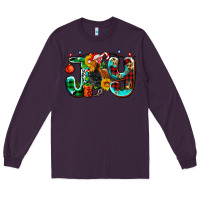 Plum joy with roaster Long Sleeve Tee - AdoDesignShop
