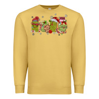 Antique Gold canned pickles christmas light Premium Sweatshirt - MaliasSmallBusiness
