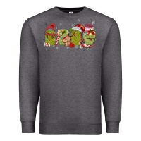 Charcoal Heather canned pickles christmas light Premium Sweatshirt - MaliasSmallBusiness