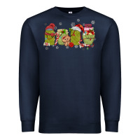 Navy canned pickles christmas light Premium Sweatshirt - MaliasSmallBusiness