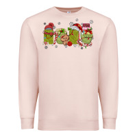 Pale Pink canned pickles christmas light Premium Sweatshirt - MaliasSmallBusiness