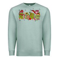 Seafoam canned pickles christmas light Premium Sweatshirt - MaliasSmallBusiness
