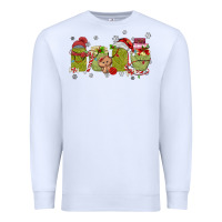 White canned pickles christmas light Premium Sweatshirt - MaliasSmallBusiness
