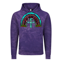 Cloud Purple cross christmas rainbow Vintage Hoodie - JahusDesignShop