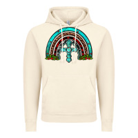 Vintage Arctic cross christmas rainbow Vintage Hoodie - JahusDesignShop