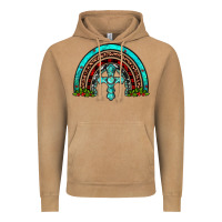 Vintage Camel cross christmas rainbow Vintage Hoodie - JahusDesignShop