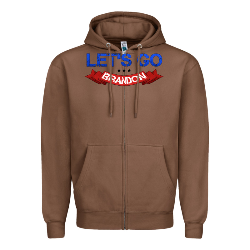 Let's Go Brandon Zipper Hoodie by Jasminsmagicworld | Teevron