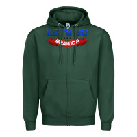 Sports Green Let's Go Brandon Zipper Hoodie - Jasminsmagicworld