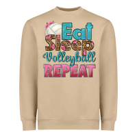 Mushroom eat sleep volleyball repeat Heavyweight Sweatshirt - HRA Design Shop