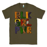 Army Green black girl power Classic Tee - BundleAndBundleShop