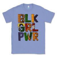 Colony Blue black girl power Classic Tee - BundleAndBundleShop