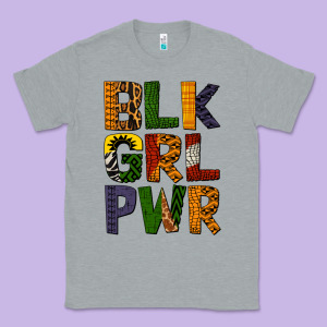 Black Girl Power Classic Tee Designed By Bundleandbundleshop