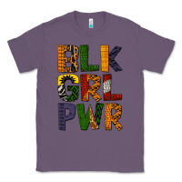 Lavender black girl power Classic Tee - BundleAndBundleShop