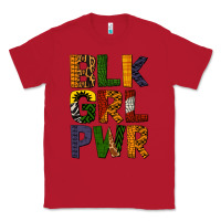 Red black girl power Classic Tee - BundleAndBundleShop