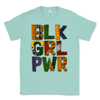Seafoam black girl power Classic Tee - BundleAndBundleShop