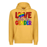 Mustard love has no gender Premium Hoodie - Artiststas