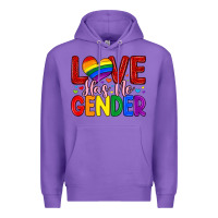 Purple love has no gender Premium Hoodie - Artiststas