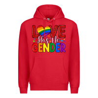 Red love has no gender Premium Hoodie - Artiststas