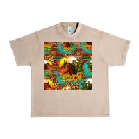 French Oak desert horse seamless patern Urban Heavy Tee - HRA Design Shop