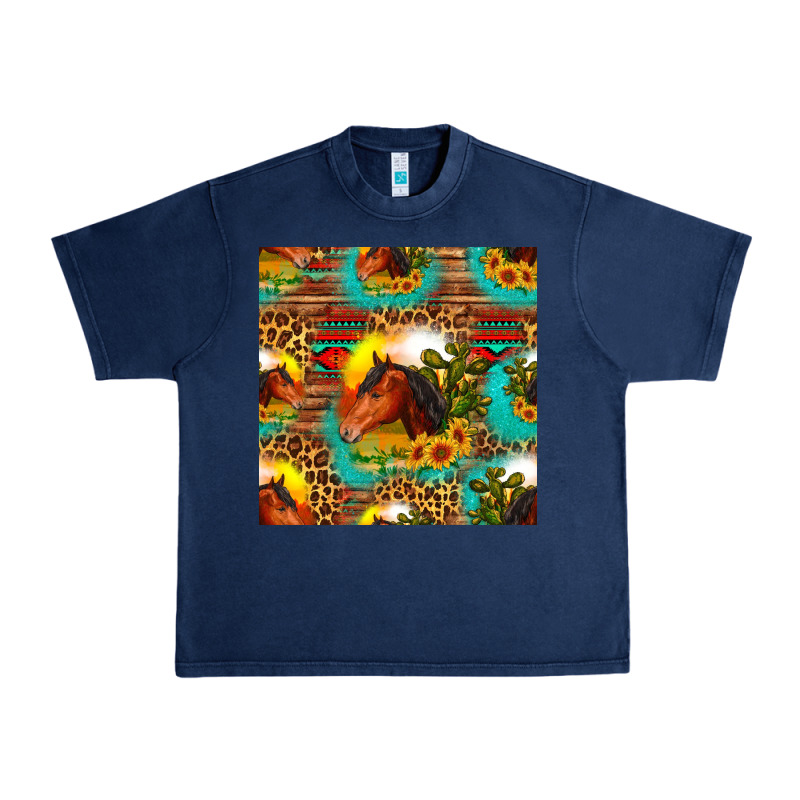 Desert Horse Seamless Patern Urban Heavy Tee by HRA Design Shop | Teevron