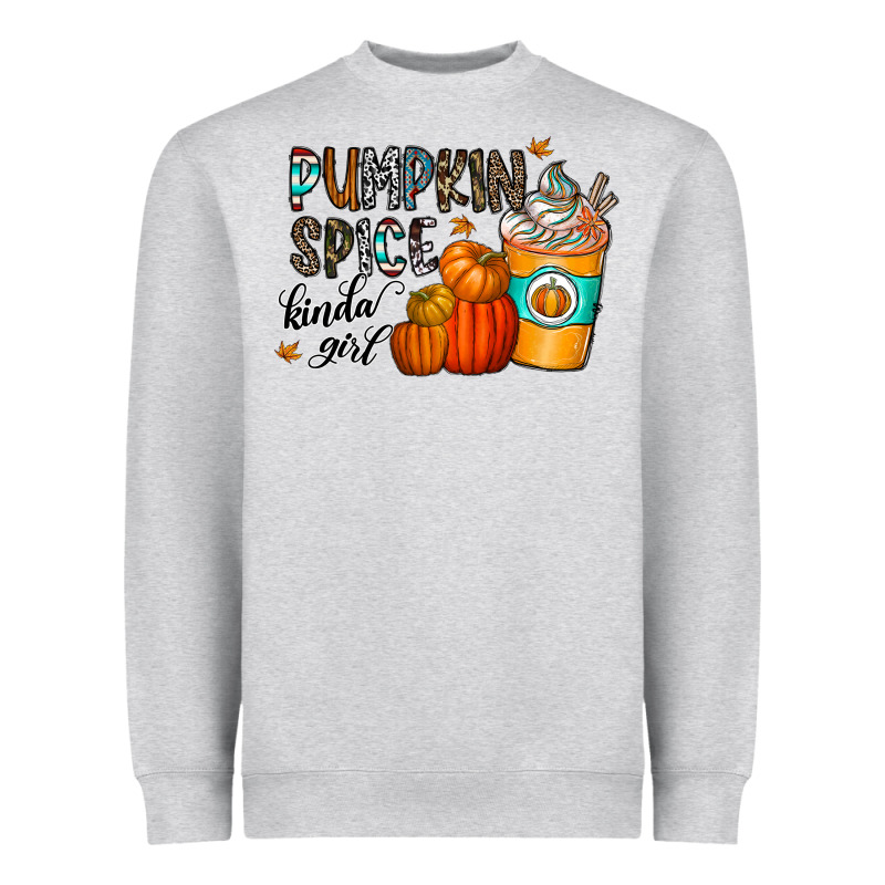 Pumpkin Spice Kinda Girl Heavyweight Sweatshirt by CowhideDigitalArt | Teevron