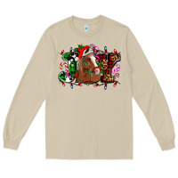 Mushroom joy and horse Christmas Long Sleeve Tee - AdoDesignShop