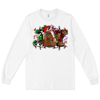 White joy and horse Christmas Long Sleeve Tee - AdoDesignShop