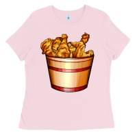 Bubblegum Pink nugget and nuggets basket Ladies Tee - AdoDesignShop