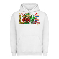Pigment Lunar Rock Mexico love with gnome Urban Hoodie - NancyCooperArtShop