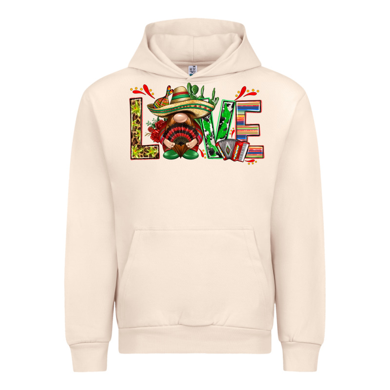Mexico Love With Gnome Urban Hoodie by NancyCooperArtShop | Teevron
