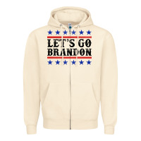 Sandshell Let's Go Brandon American Flag Zipper Hoodie - Jasminsmagicworld