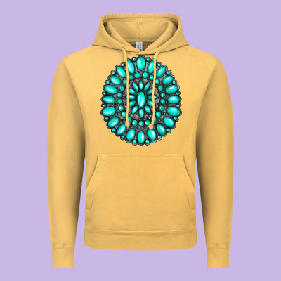 Gemstone Jewelry Vintage Hoodie Designed By Ranaportraitstore