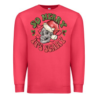 Cardinal so merry it's scary Premium Sweatshirt - MaliasSmallBusiness