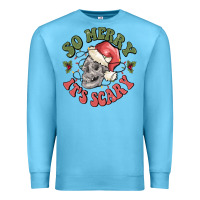 Ocean Blue so merry it's scary Premium Sweatshirt - MaliasSmallBusiness