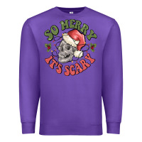 Purple so merry it's scary Premium Sweatshirt - MaliasSmallBusiness
