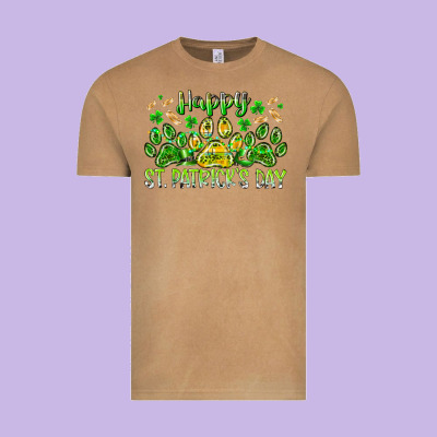 Heppy St. Patricks Day Vintage Tee Designed By Racoondesign